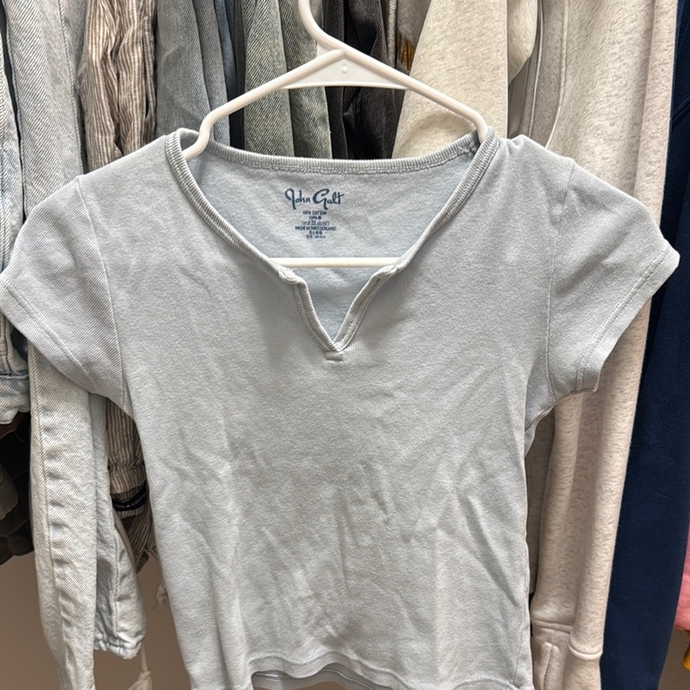 Brandy Melville baby blue Short Sleeve Tee